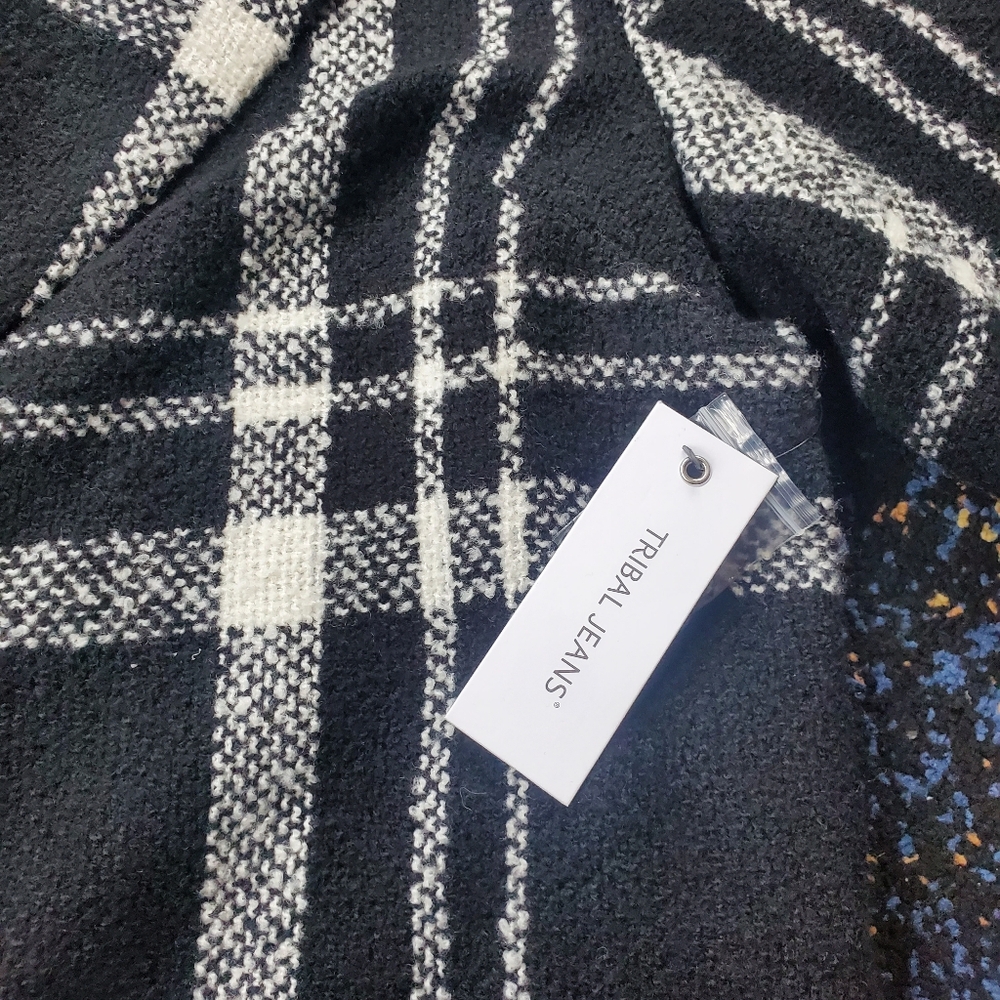 Tribal Jeans Plaid Duster Coat‎ - Picture 7 of 7
